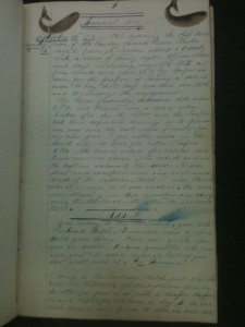 Opening page of Sherwood Ransom's journal. The whale stamps at the top were typically used in whaling logbooks to provide a visual record of the number and type of whales caught.