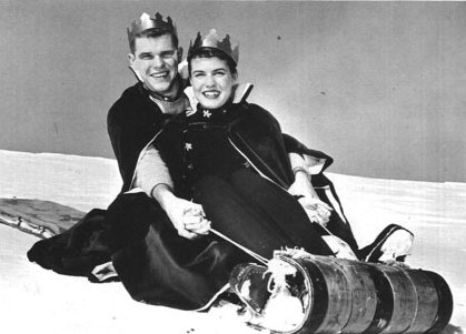 Winter Weekend King and Queen, from the 1958 Nutmeg