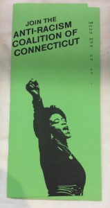 Anti-Racism Coalition of Connecticut, pamphlet.