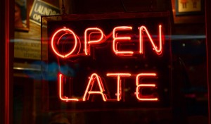 open late sign